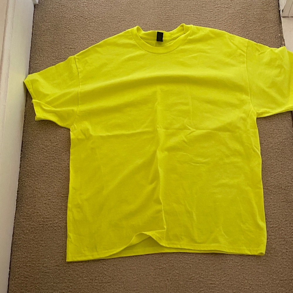 Gildan Bright Yellow Men's Short Sleeve Tee